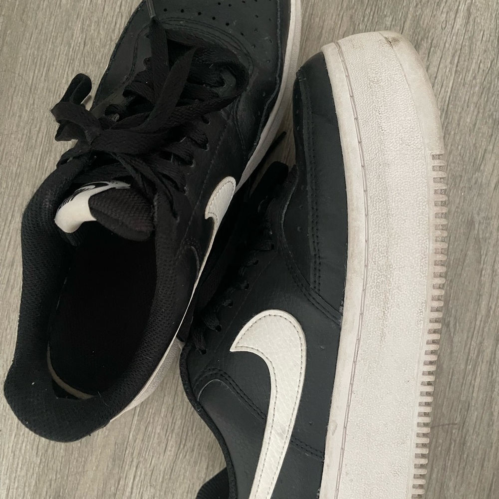 Black and White Nike Sneakers
